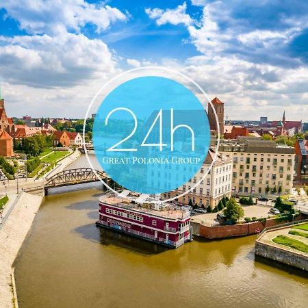 Great Polonia River Boat Apartments Wroclaw Bagian luar foto