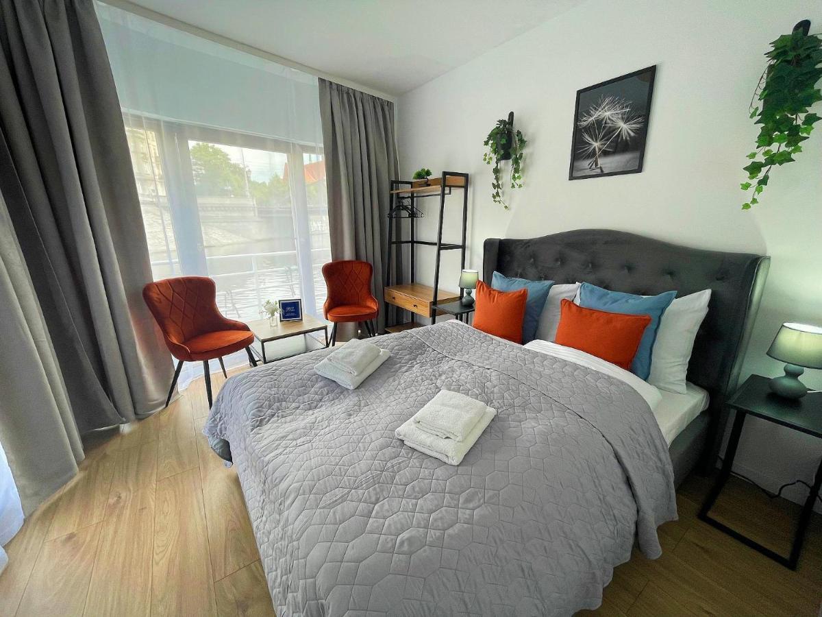 Great Polonia River Boat Apartments Wroclaw Bagian luar foto