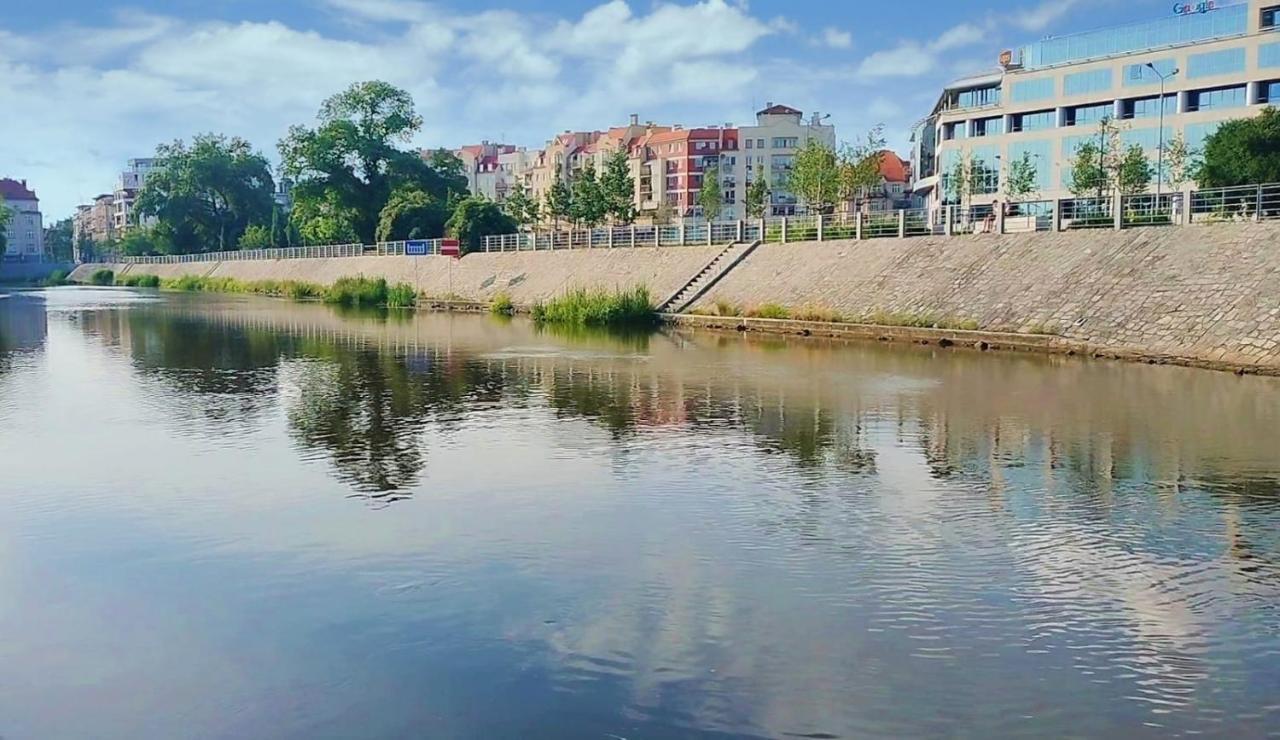 Great Polonia River Boat Apartments Wroclaw Bagian luar foto