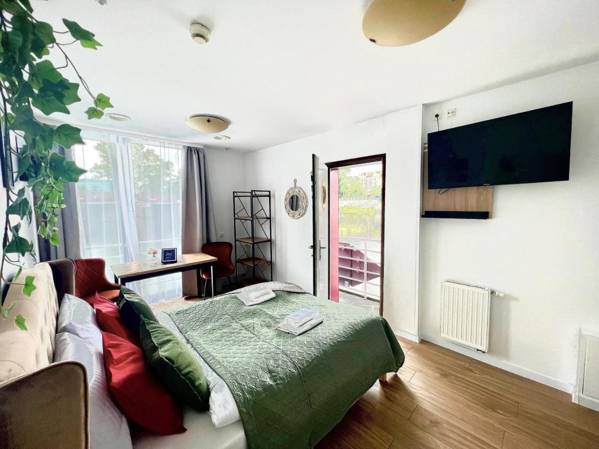Great Polonia River Boat Apartments Wroclaw Bagian luar foto
