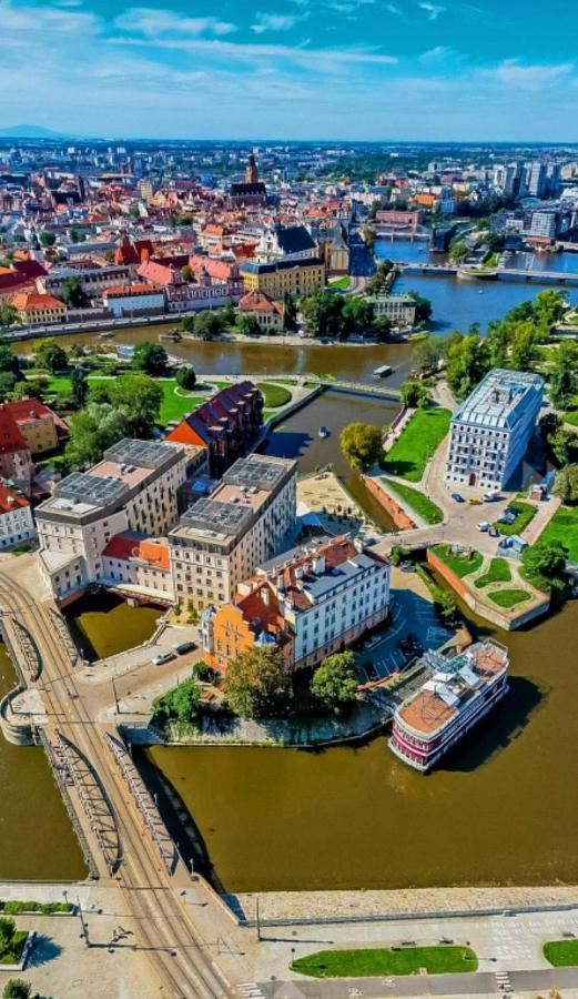 Great Polonia River Boat Apartments Wroclaw Bagian luar foto