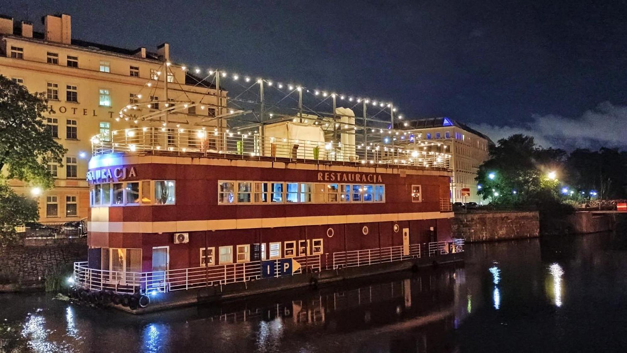 Great Polonia River Boat Apartments Wroclaw Bagian luar foto