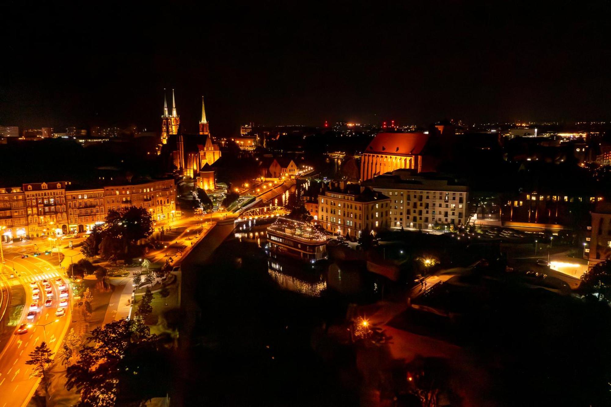 Great Polonia River Boat Apartments Wroclaw Bagian luar foto